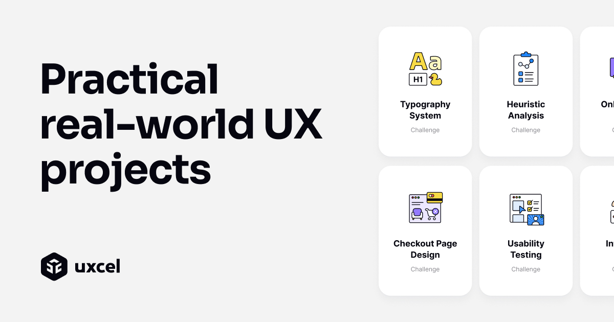 Practice UX design with real-world project | Uxcel