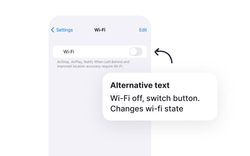 Accessible media content Bad Practice