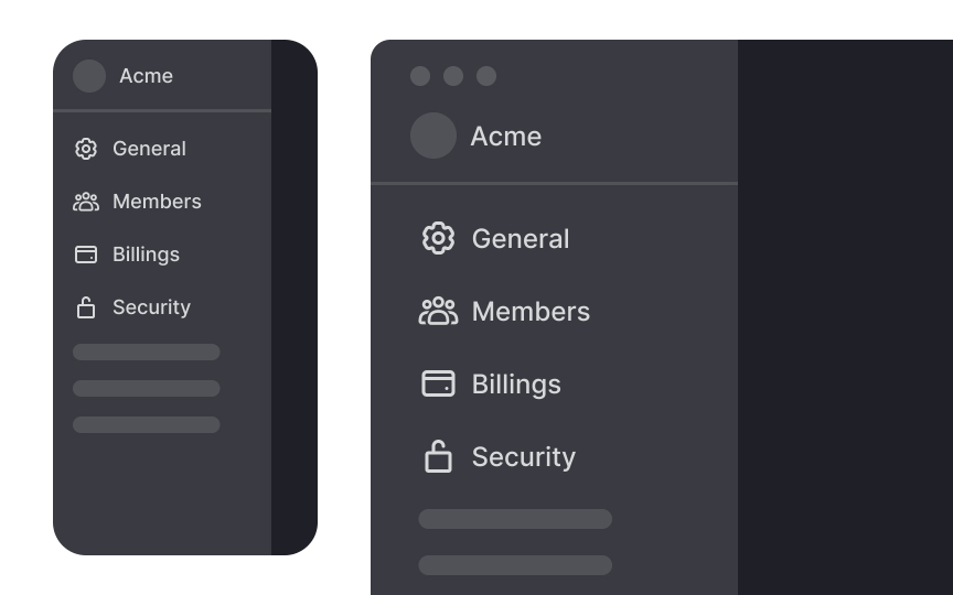 Adapt for mobile