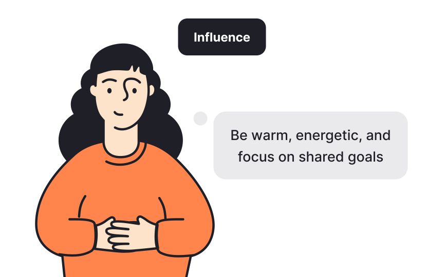 Adapting communication for Influence types Best Practice