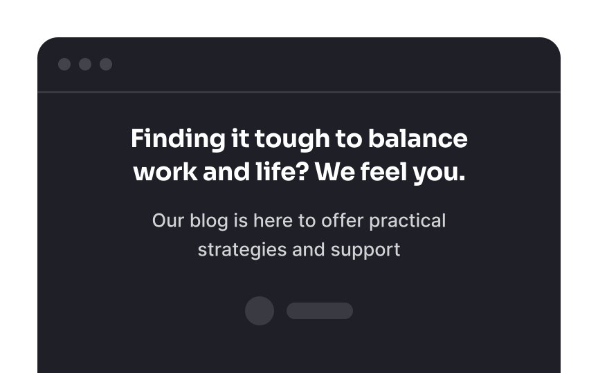 Add a human touch Best Practice