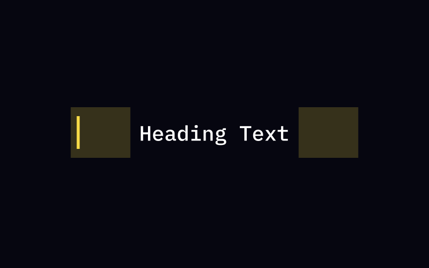 Adding heading