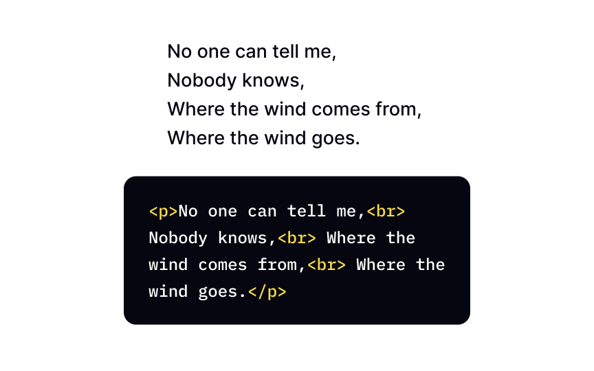Adding line breaks