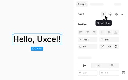 Adding links to text