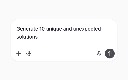 Adjusting temperature for creative outputs
