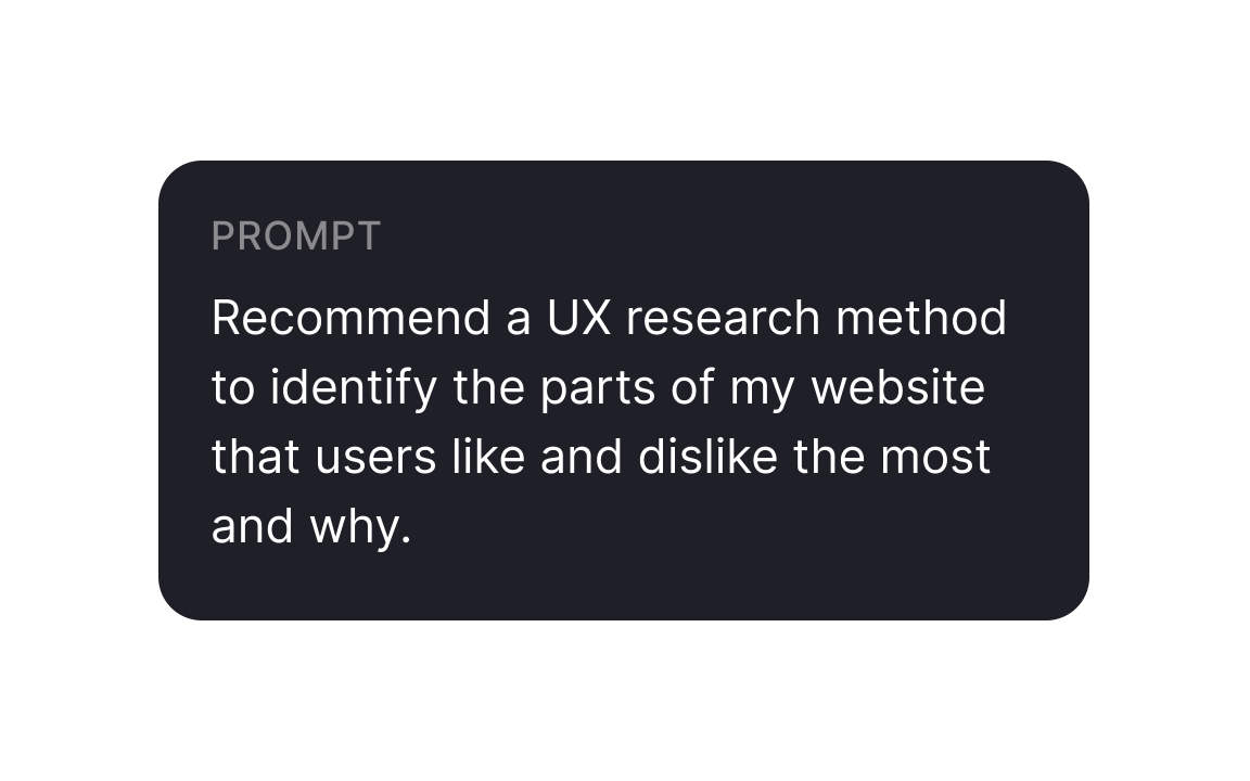 AI can’t think like your users Best Practice