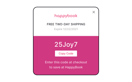 Allow promo codes to be applied with a click