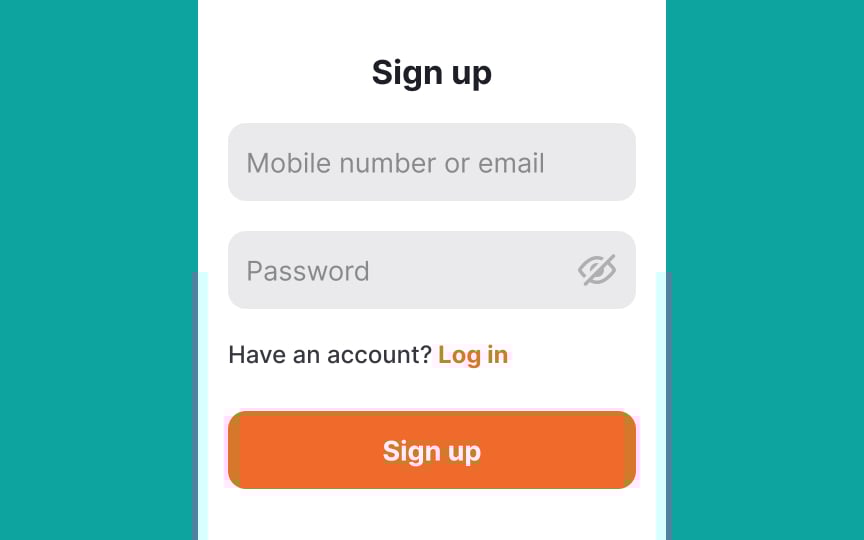 Allow switching between login and signup Bad Practice