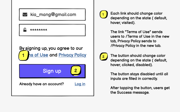 Annotate links and buttons