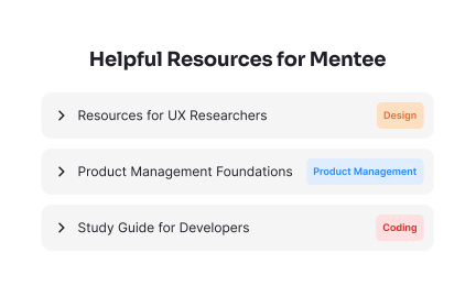 Ask to share helpful resources