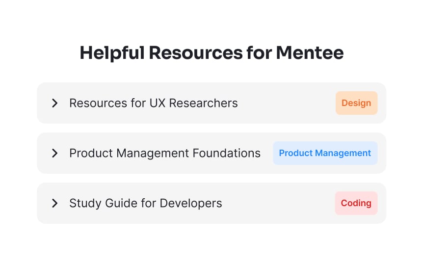 Ask to share helpful resources