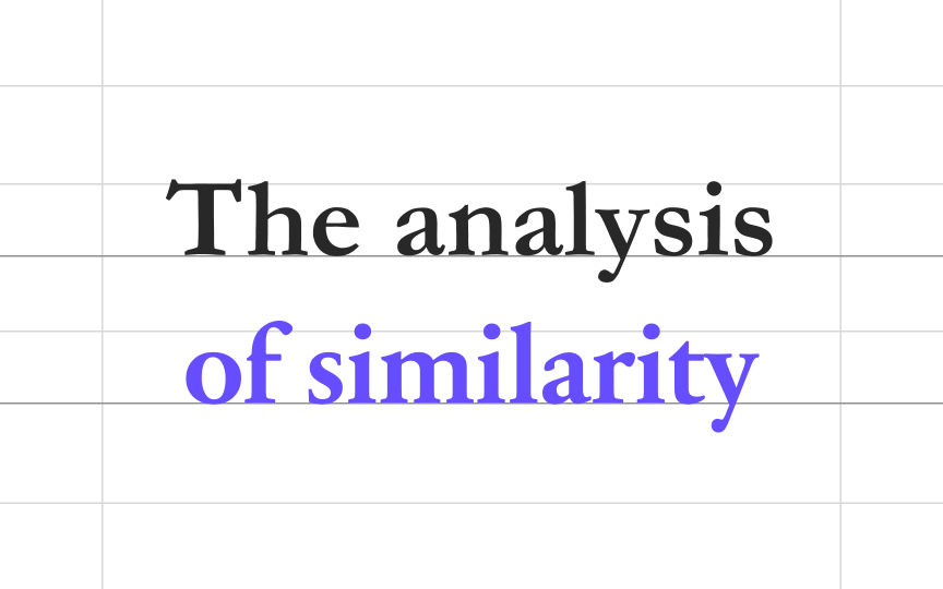 Avoid too much similarity Bad Practice