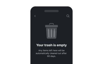 Basic empty state