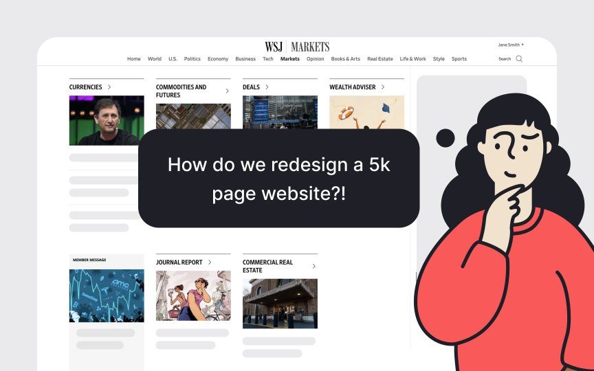 Breaking away from the page metaphor