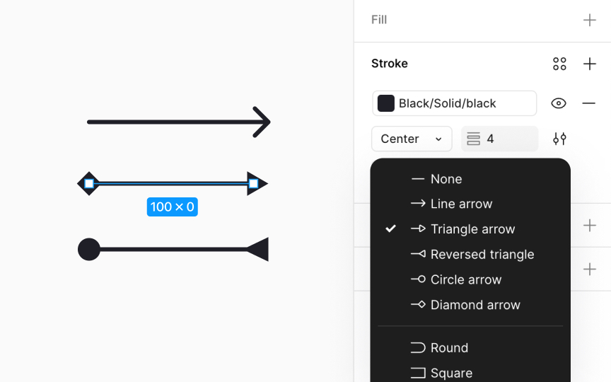 Start and end points