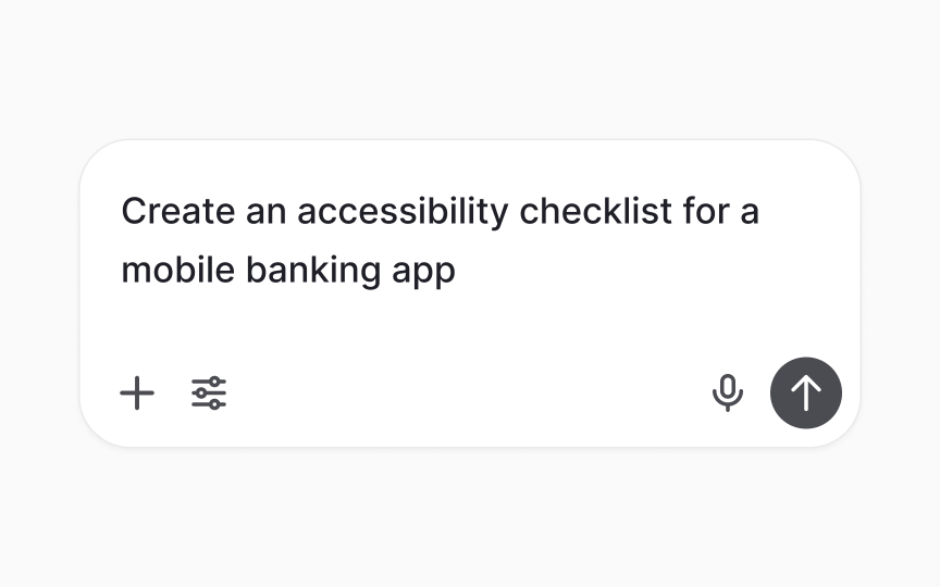 Check designs for accessibility