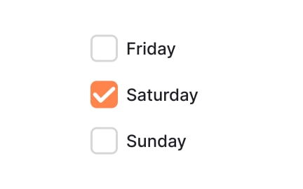 Checkboxes