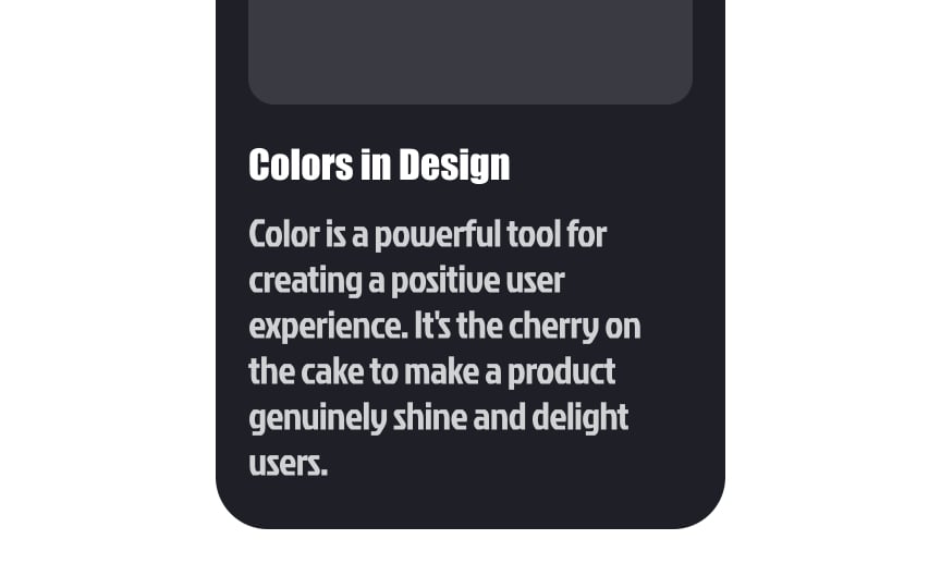 Choose legible typeface Bad Practice
