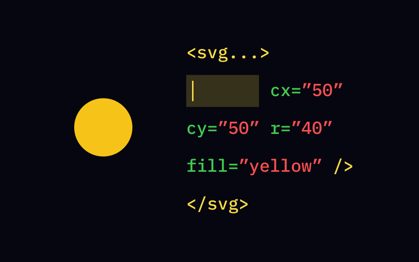 SVG circle