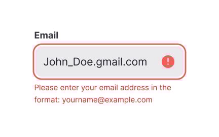 Write clear and concise error messages