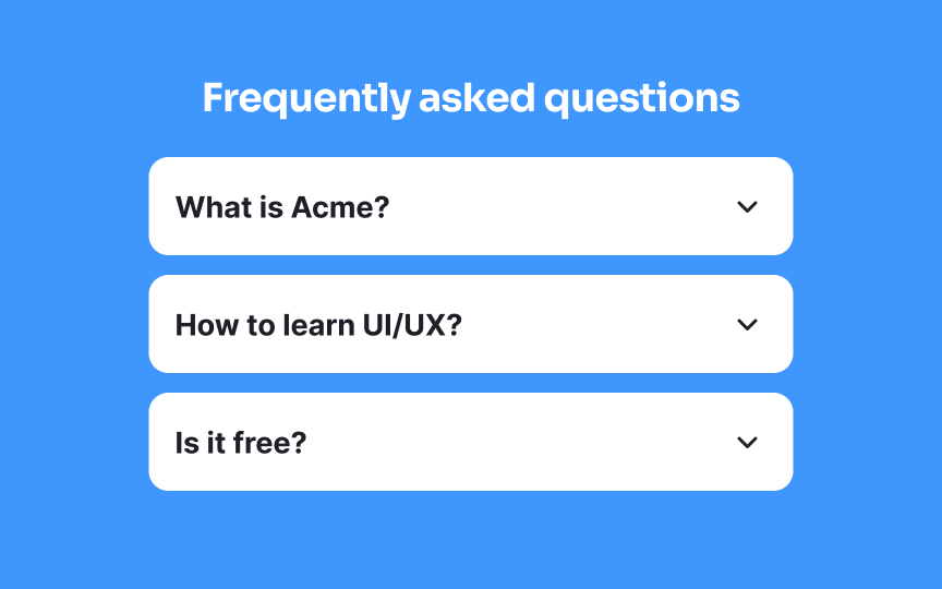 Collapsed state Best Practice