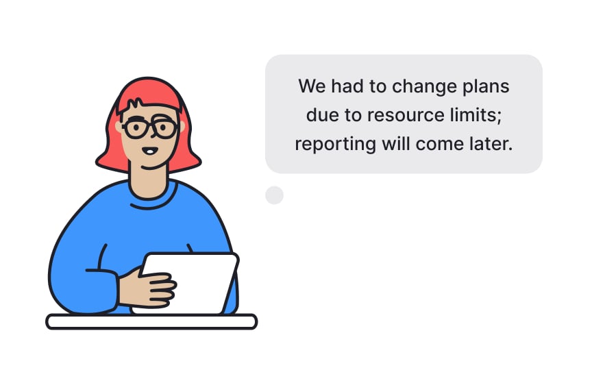 Communicating trade-offs Bad Practice