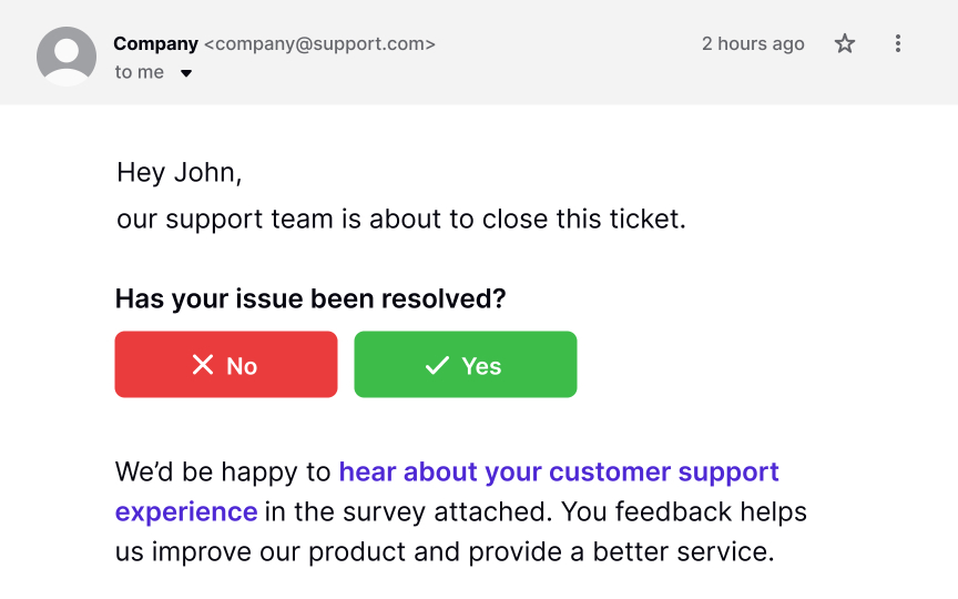 Conclude a support request Best Practice