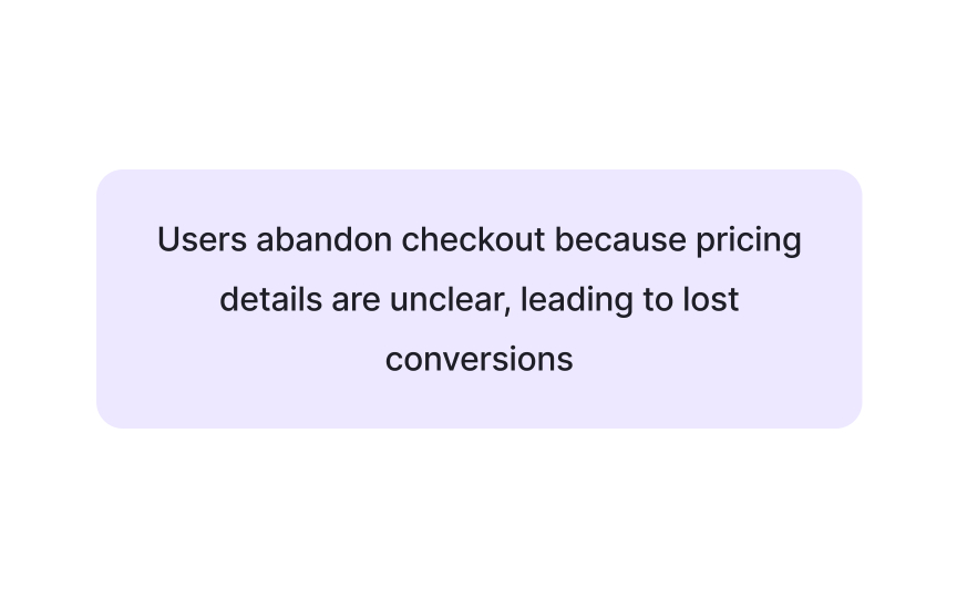 Connecting case study problems to user and business context Best Practice