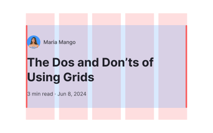 Align containers within grid borders