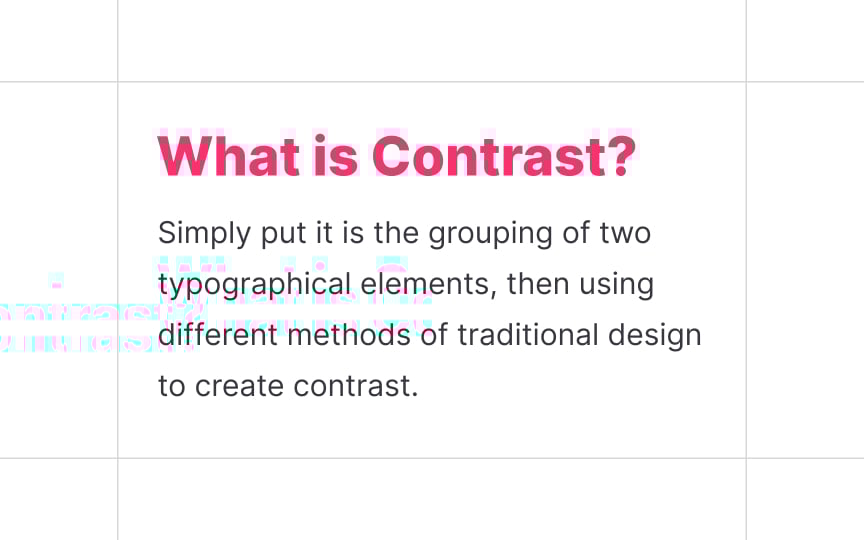 Contrast Best Practice