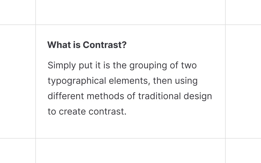 Contrast Bad Practice