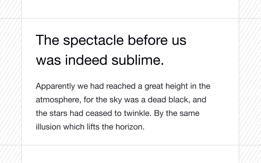 Contrast font sizes Best Practice