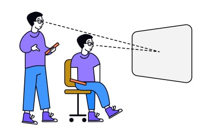 Create stationary experiences