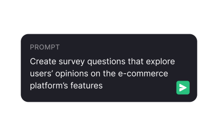 Create surveys