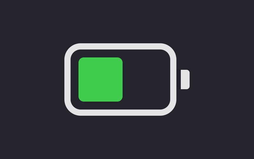 Dark mode saves battery