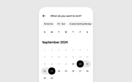 Date and time pickers
