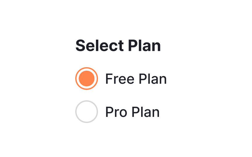 Set default selections Best Practice