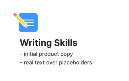 Designers don’t need writing skills