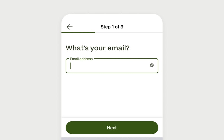 Design forms for one-handed use Best Practice