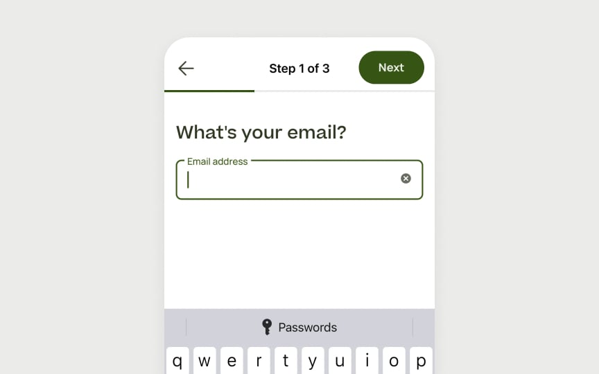 Design forms for one-handed use Bad Practice