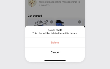 Destructive buttons