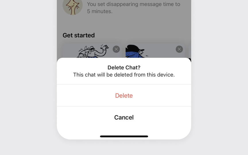 Destructive buttons Best Practice