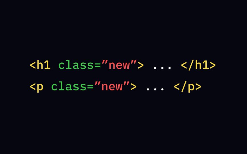 Different elements can belong to the same class Best Practice
