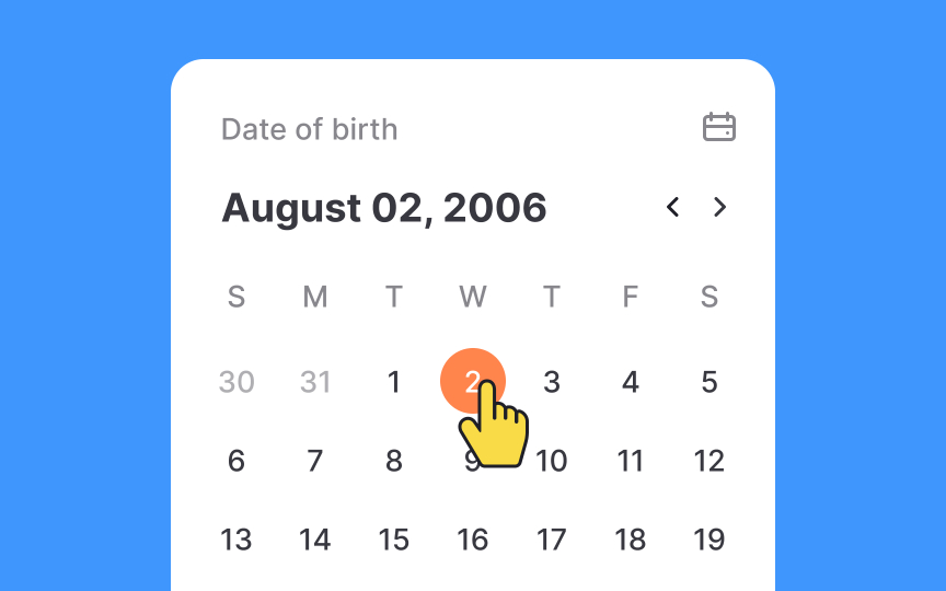 Use inputs for selecting distant dates Bad Practice