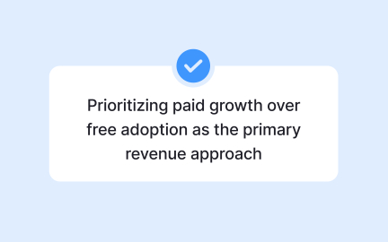 Distinguish business strategy from product strategy