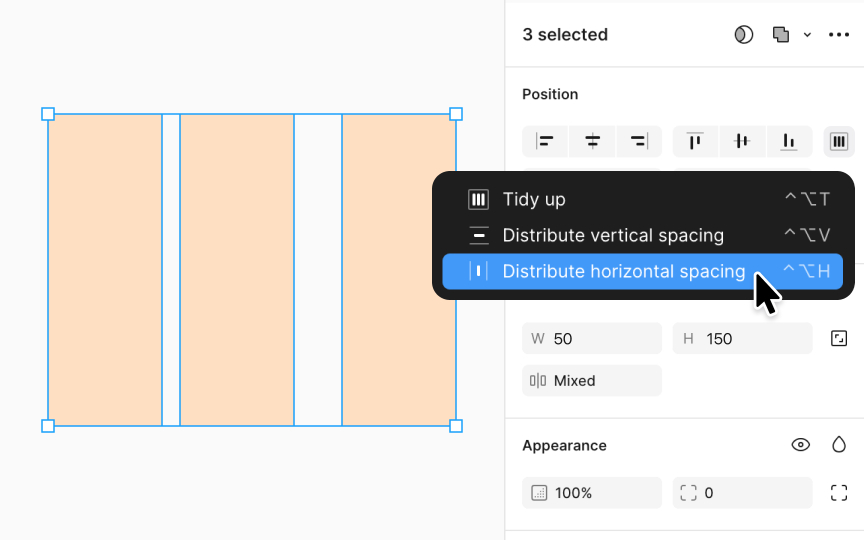 Distribute layers