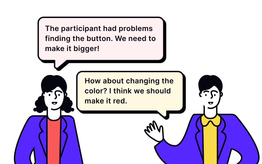 Don’t make decisions Bad Practice