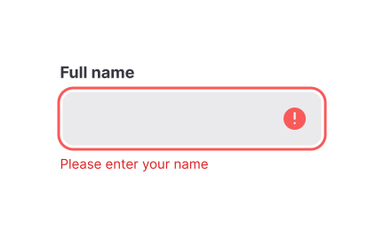 Don’t make users feel bad