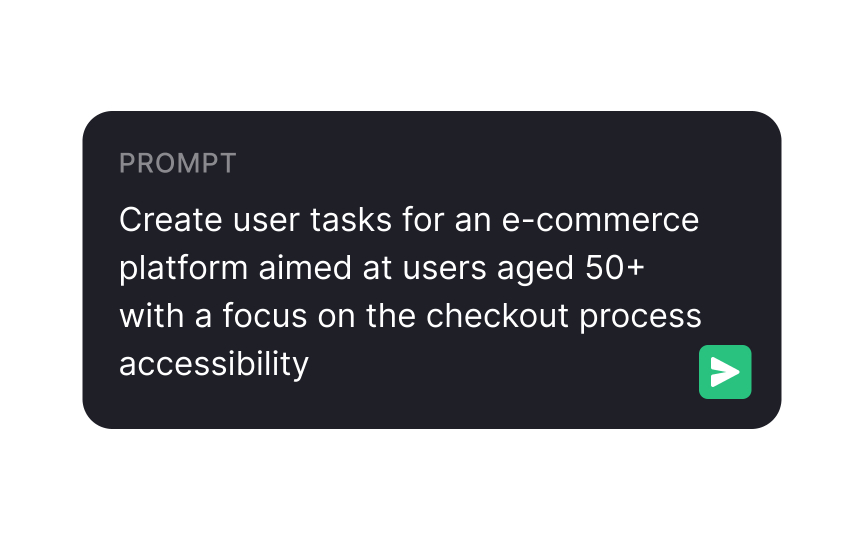 Draft user tasks for a testing session Best Practice