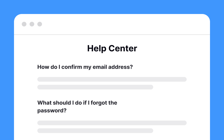 Make the Help page easily scannable Bad Practice